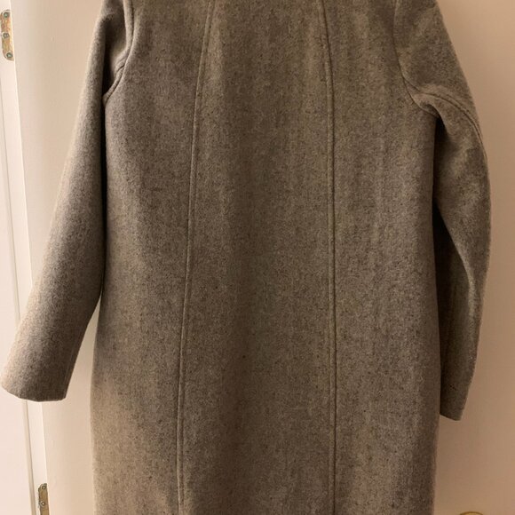 Betina Lou Grey Helena Wool Coat - Picture 3 of 6